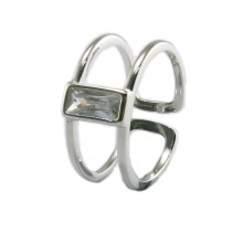 Top Quality 2016 Nova 925 prata esterlina moda CZ cristal bonito anel de jóias de pedra R10579